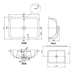 Inax Compact Codie 自由咀座廁連水箱及緩降廁板 配 長方形檯底面盆 (IN2407HKB1-WT-0 + AL-2298V/BW1) (不包含風琴喉)